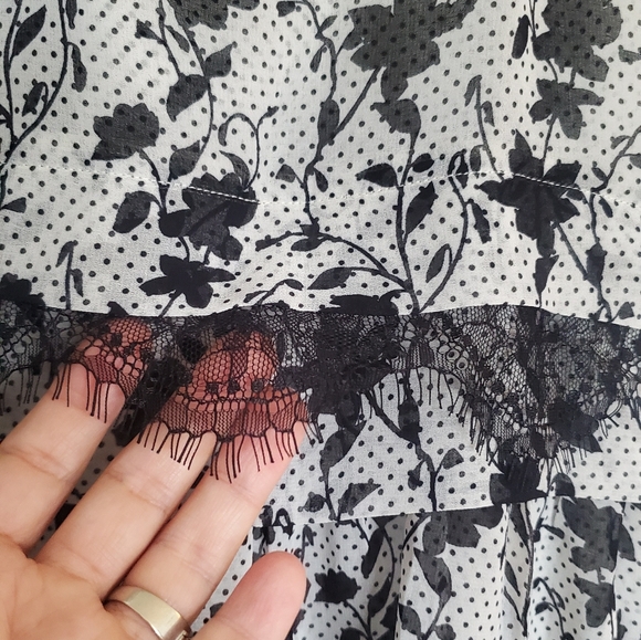 Cabi New Everything Top #5907 Black & White M - Picture 3 of 8